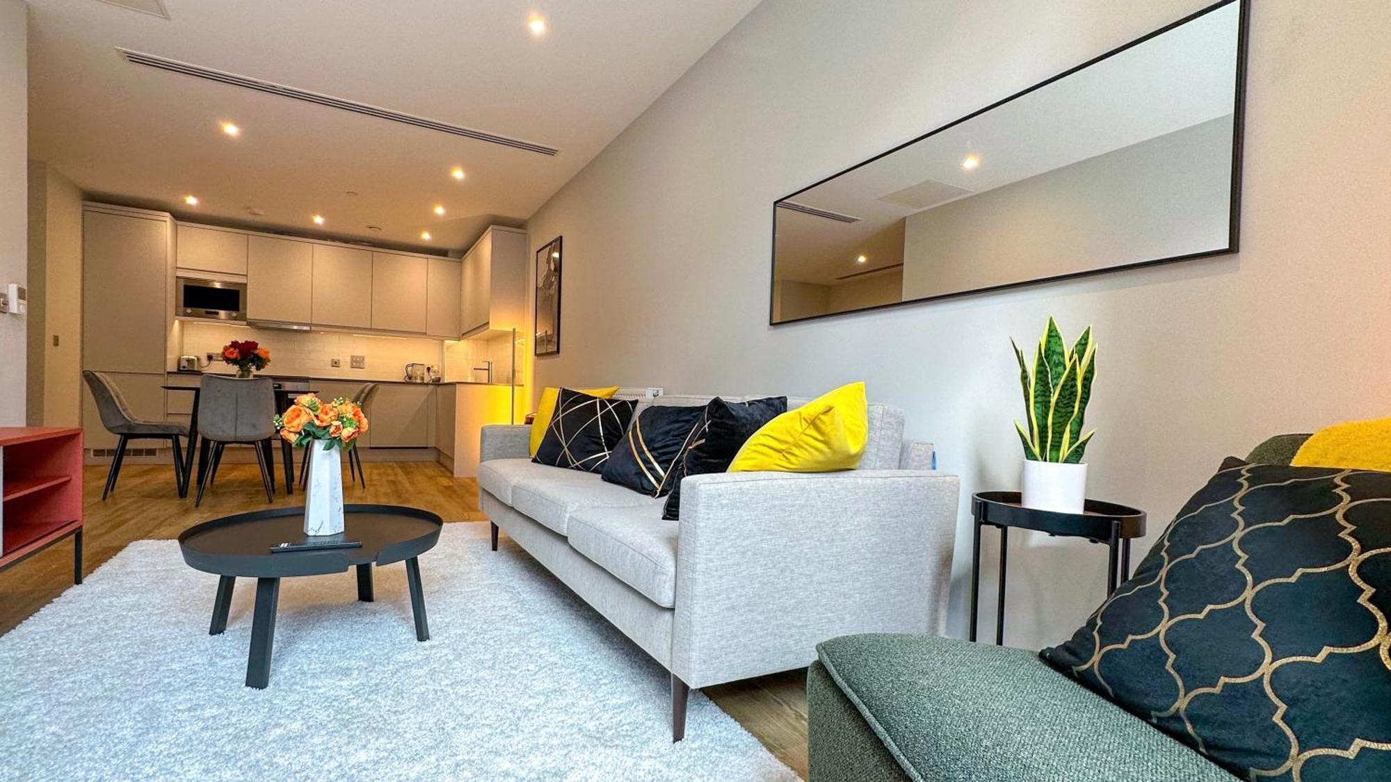 Appartement Duplex 3bed 3bath Modern Fast Wifi - Luxurylondonstays *