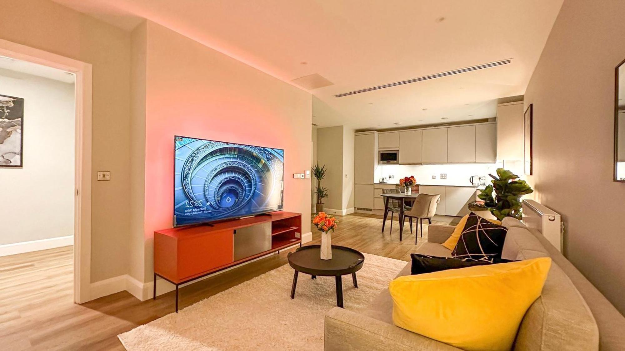 Appartement Duplex 3bed 3bath Modern Fast Wifi - Luxurylondonstays *