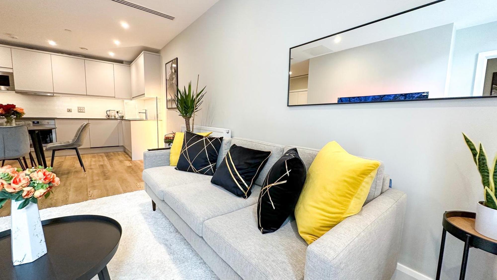 Appartement Duplex 3bed 3bath Modern Fast Wifi - Luxurylondonstays *